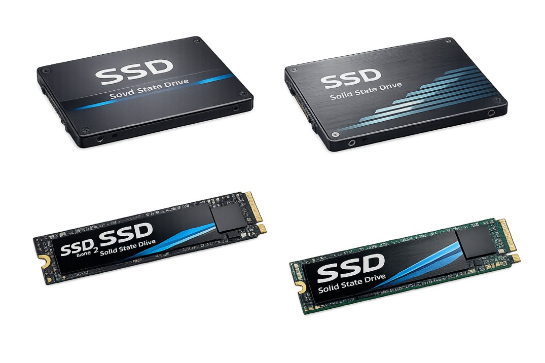 SSD and hard drives