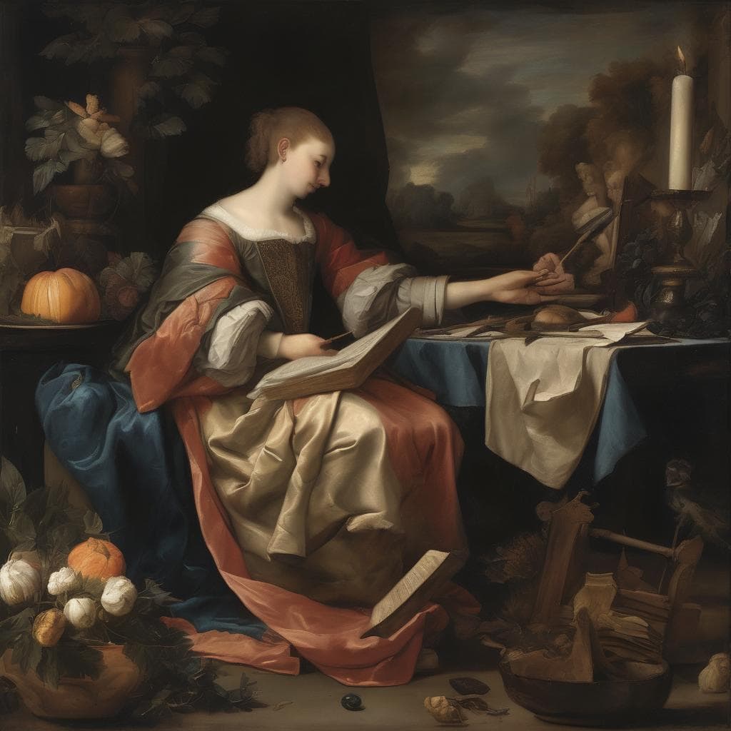 Ομορφιά και τεχνική του μπαρόκ στην ζωγραφική, αναπαράσταση καλλιτεχνικών ρευμάτων και ιστορική εξέλιξη.